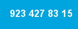 923 427 83 15 923 427 83 15